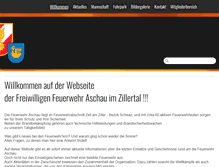Tablet Screenshot of ff-aschau-zillertal.at